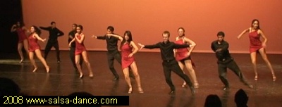 Salsa Dance Video of Onda Latina in Cirque Du Onda